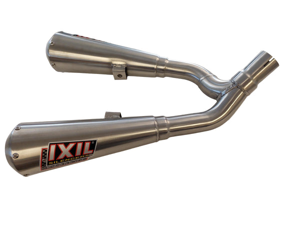 IXIL Dual Inox Underseat Slip on Silencers KTM Duke 390 2013-16 - Slip on Silencer