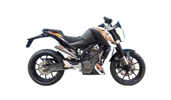 IXIL Dual Inox Underseat Slip on Silencers KTM Duke 390 2013-16 - Slip on Silencer