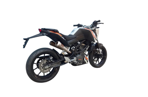 IXIL Dual Inox Underseat Slip on Silencers KTM Duke 390 2013-16 - Slip on Silencer
