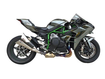 IXIL Dual Slashed Cone Xtrem Silencer Kawasaki H2 2015-20 - Motorcycle Performance Store