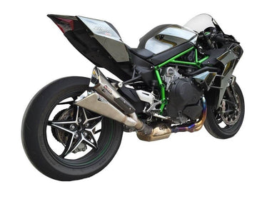 IXIL Dual Slashed Cone Xtrem Silencer Kawasaki H2 2015-20 - Motorcycle Performance Store