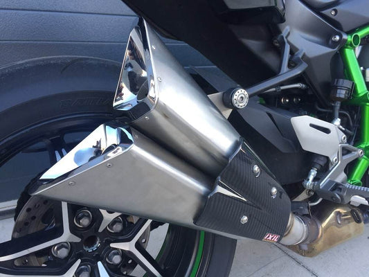 IXIL Dual Slashed Cone Xtrem Silencer Kawasaki H2 2015-20 - Motorcycle Performance Store