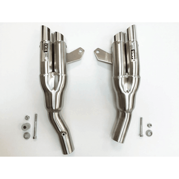 IXIL Hyperlow Dual Exit Silencers Kawasaki Z1000SX 2010-20 - Motorcycle Performance Store