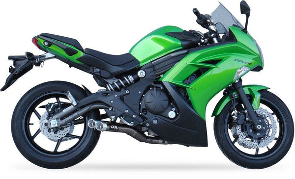 Ixil L3X Black Hyperlow Full System Kawasaki Versys 650 2015-22 - Motorcycle Performance Store
