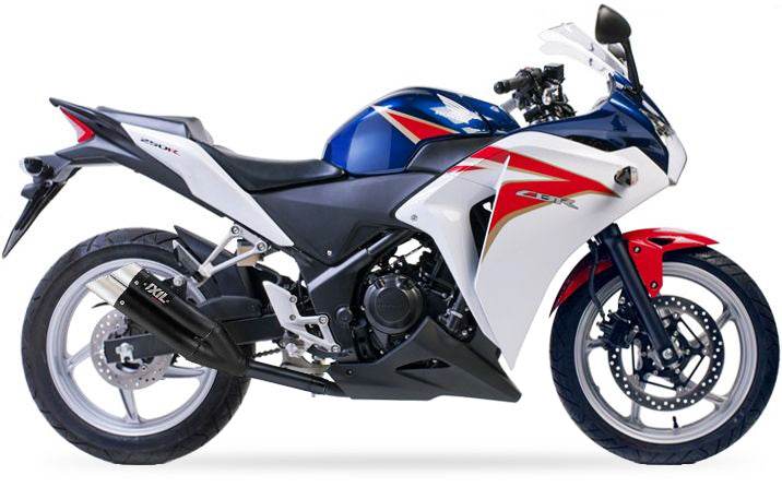 IXIL Hyperlow XL swart knaldemper HONDA CBR250R 2011-14