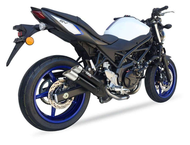 IXIL Hyperlow XL Black Silencer Suzuki SV650 2016-26 - Motorcycle Performance Store