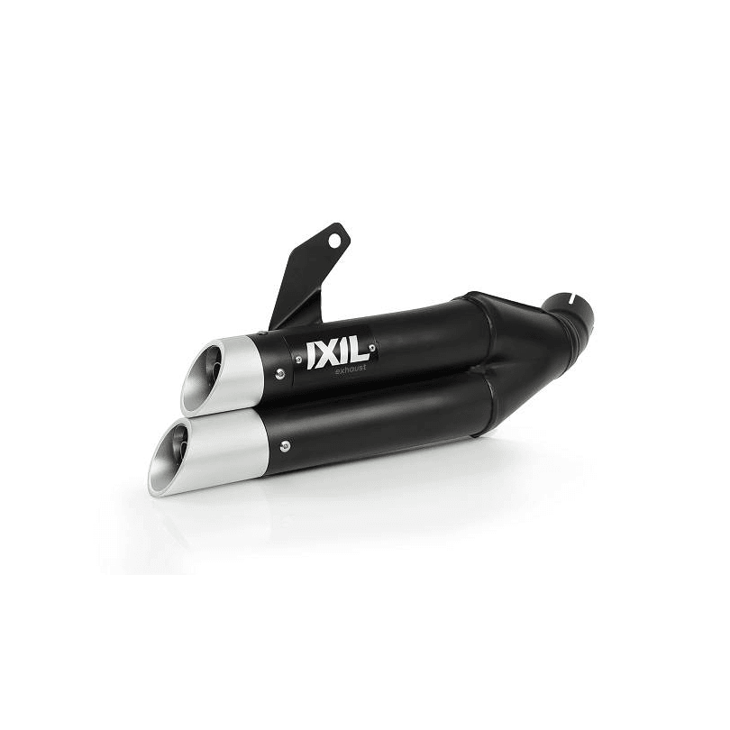 IXIL L3X Black Dual Hyperlow Full System Kawasaki Z650 RS 2024-25 - Motorcycle Performance Store