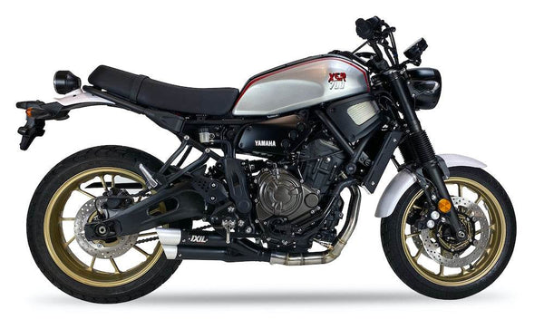 IXIL L3X Black Hyperlow Dual Exit Full System Yamaha XSR 700 2021-24 - Motorcycle Performance Store