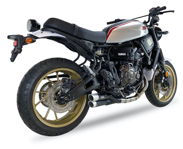 IXIL L3X Black Hyperlow Dual Exit Full System Yamaha XSR 700 2021-24 - Motorcycle Performance Store