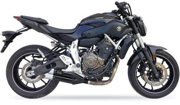 IXIL L3X Black Hyperlow Exhaust System Yamaha MT-07 2014-20 - Motorcycle Performance Store