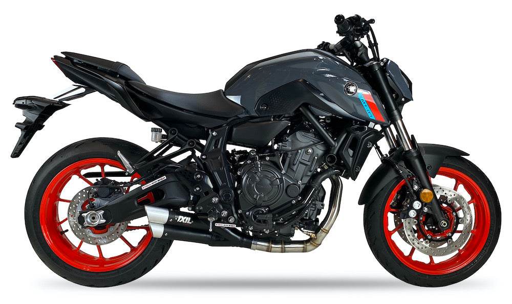 IXIL L3X Black Hyperlow Full System Yamaha Tracer 7 2021-24 - Motorcycle Performance Store