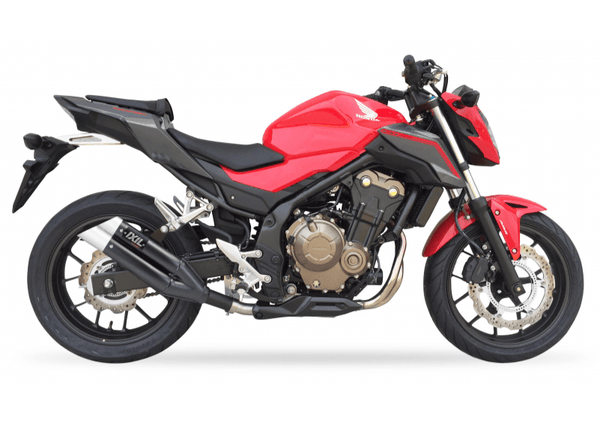 IXIL L3X Black Hyperlow Silencer HONDA CBR500R 2016-18 - Motorcycle Performance Store