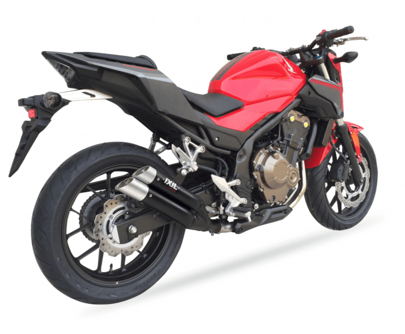 IXIL L3X Black Hyperlow Silencer HONDA CBR500R 2016-18 - Motorcycle Performance Store