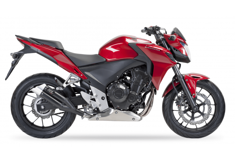 IXIL L3X Black Hyperlow Silencer Honda CBR500R 2013-15 - Motorcycle Performance Store