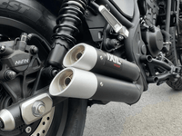 IXIL L3X Black Hyperlow Silencer Honda CMX 300 Rebel 2017-24 - Motorcycle Performance Store