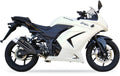 IXIL L3X Black Hyperlow Silencer Kawasaki Ninja 250R 2008-12 - Motorcycle Performance Store