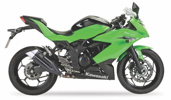 IXIL L3X Black Hyperlow Silencer Kawasaki Z250SL 2015-18 - Motorcycle Performance Store