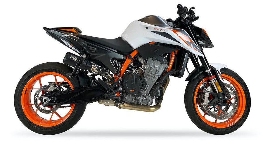 IXIL Race Xtrem Black Silencer - KTM Duke 890 R 2020-23 - Motorcycle Performance Store