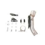 IXIL CM3259RB Race Xtrem Black Slip-On Exhaust KTM Duke 125 2021-23, matt black stainless-steel conical silencer with removable dB killer, 230 mm length_3