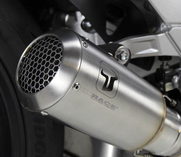 IXRACE M2 INOX Silencer - Kawasaki Z400 2019-23 - Motorcycle Performance Store