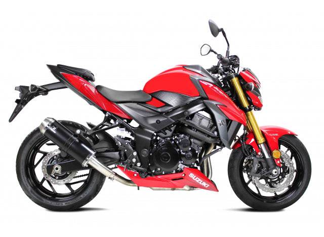 IXRACE suiwer swart knaldemper Suzuki GSX-S 750 - 2017-20