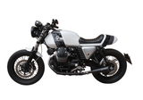 Ironhead Black Silencers Moto Guzzi V7 II 2014-16 - Motorcycle Performance Store