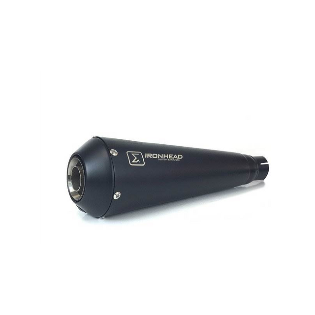 Ironhead Conical Black Silencer Honda GB350S 2025 - Motorcycle Performance Store