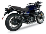 Ironhead Conical Black Silencers Moto Guzzi V7 Special 850 2021-24 - Motorcycle Performance Store