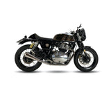Ironhead Conical Inox Silencers Royal Enfield Continental GT 2018-25 - Motorcycle Performance Store