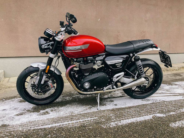 Ironhead Conical Inox Silencers Triumph Speed Twin 1200 2019-24 - Motorcycle Performance Store