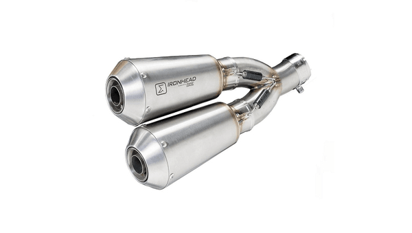 Ironhead Dual Race Xtrem Silencer BMW R Nine T 2014-20 - Motorcycle Performance Store