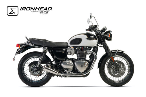 Ironhead OVC11 Conical Silencers Triumph Bonneville T120 2016-20 - Motorcycle Performance Store 