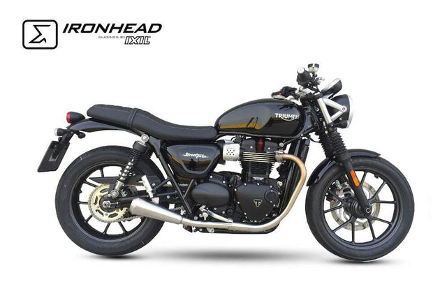 Ironhead OVC11 Conical Silencers Triumph Speed Twin 900 2016-22 - Motorcycle Performance Store