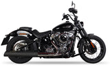 Ironhead Round Black Silencer Harley Davidson Street Bob 2025 - Slip on Silencer
