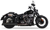 Ironhead Runder Schwarzer Schalldämpfer Harley Davidson Street Bob 2025