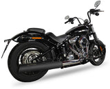Ironhead Round Black Silencer Harley Davidson Street Bob 2025 - Slip on Silencer