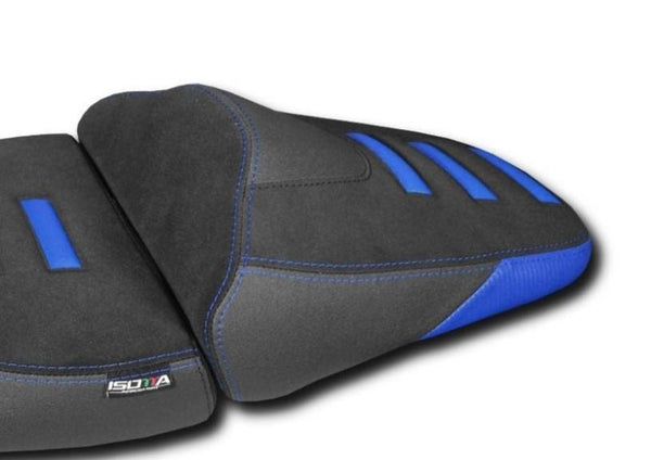 Isotta Comfort Pillion Seat Black/Blue Honda CRF1100L Africa Twin