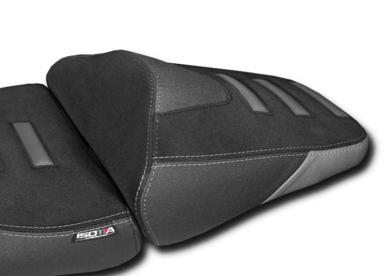 Isotta Comfort Pillion Seat Black/Grey Honda CRF1100L Africa Twin 2020-26