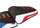 Isotta Comfort Pillion Seat Black/White/Blue/Red Honda CRF1100L Africa Twin