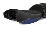 Isotta Comfort Riders Seat Lowered Black/Blue/Red Trophy BMW R1250GS 2019-23