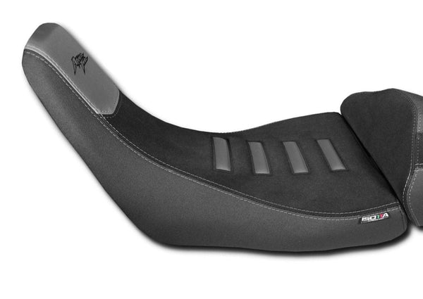 Isotta Comfort Riders Seat Raised Black/Grey Honda CRF1100L Africa Twin