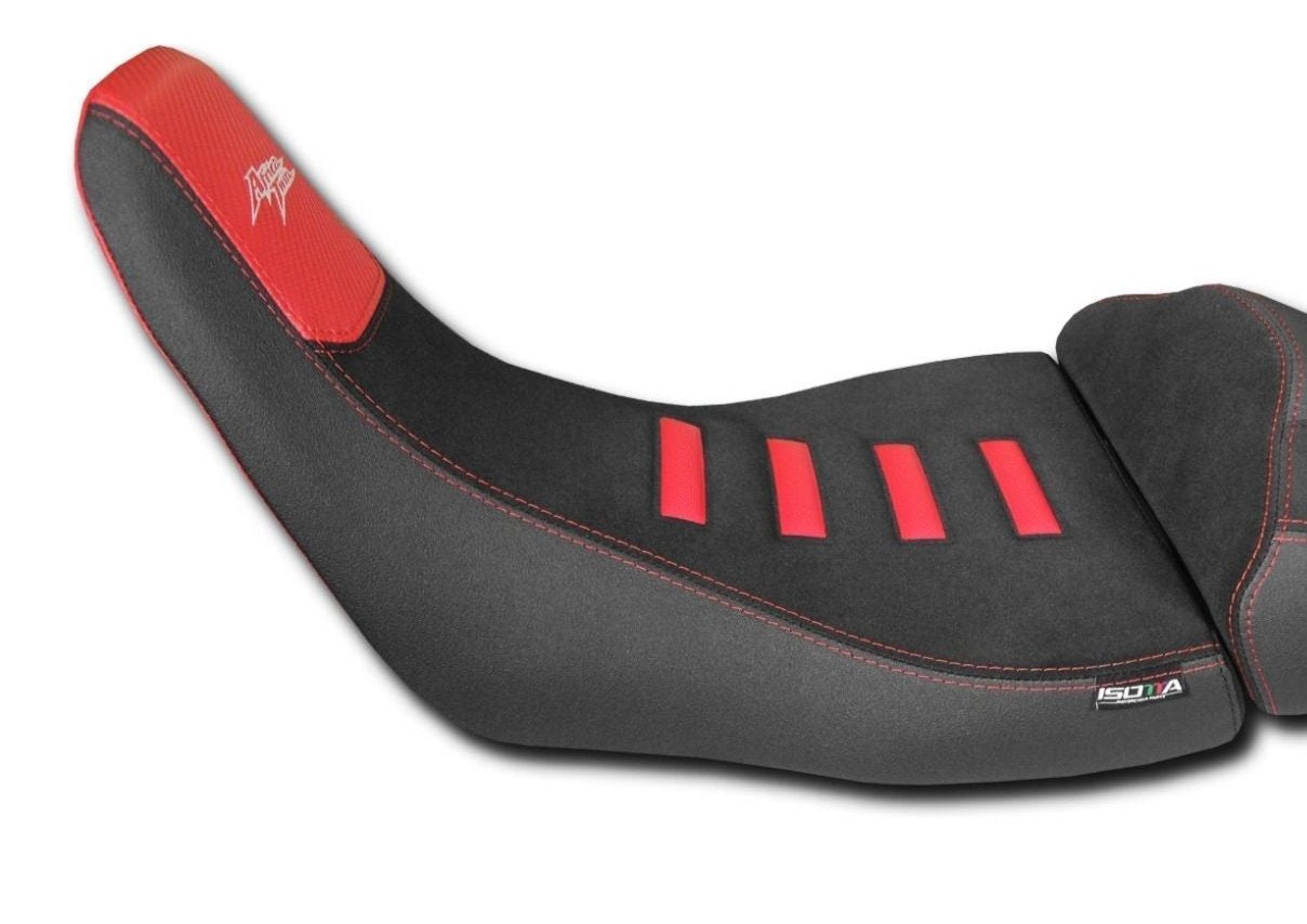 Isotta Comfort Riders Seat Raised Black/Red Honda CRF1100L Africa Twin 2020-26