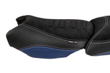 Isotta Comfort Riders Seat with Prostate Channel Black/Blue/Red Trophy BMW R1200GS 2013-19