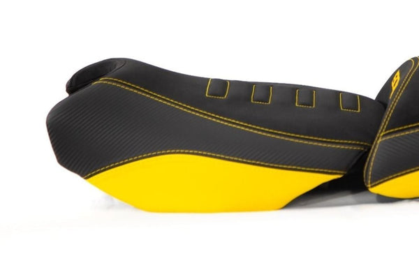 Isotta Comfort Riders Seat with Prostate Channel Black/Yellow 40th Anniversary BMW R1200GS