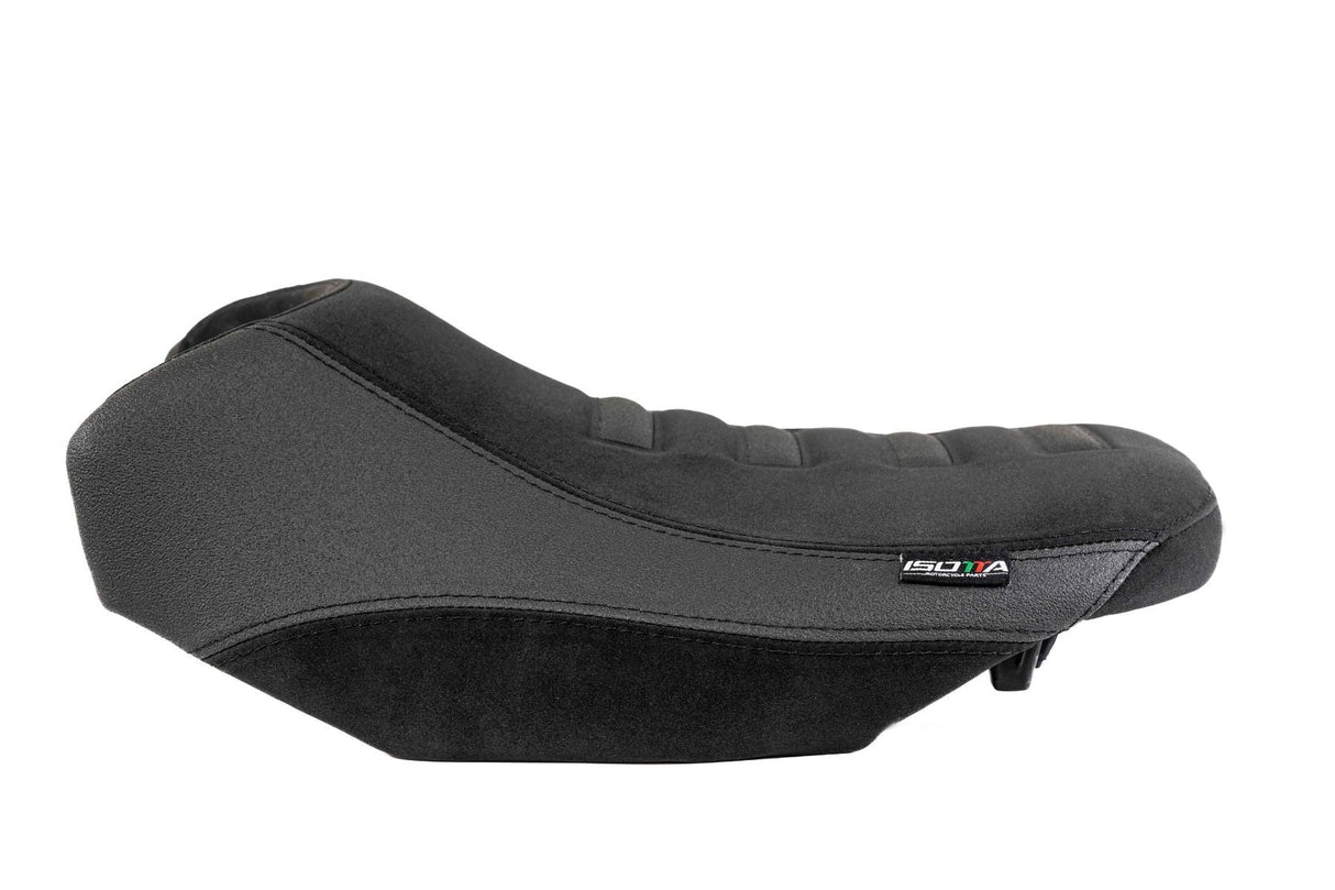 Isotta Comfort Riders Seat with Prostate Channel Lowered Black BMW R1200GS 2013-19