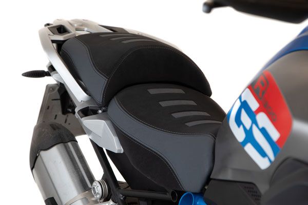 Isotta Comfort Riders Seat with Prostate Channel Lowered Black/Grey BMW R1250GS 2019-23 image 2