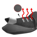 Isotta Heated Riders Seat Low Black BMW R1300GS