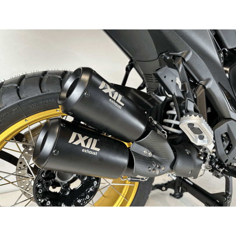 Ixil Dual Race Xtrem Black Silencers BMW R1300GS 2023-25 - Motorcycle Performance Store