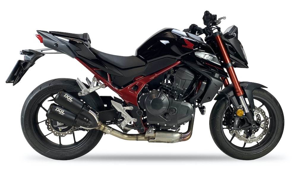 Ixil Dual Race Xtrem Black Silencers Honda CB750 Hornet 2023-24 - Motorcycle Performance Store