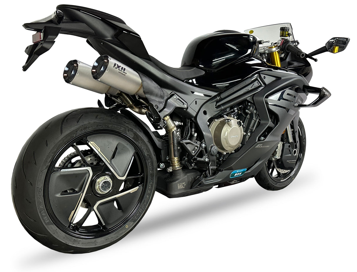 Ixil Dual Race Xtrem Underseat Silencers CF Moto 750 SR-S 2025-26 - Slip on Silencer